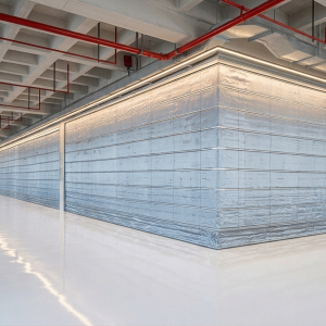 EN Double-Curtain Inorganic Insulated Fire Folding Door