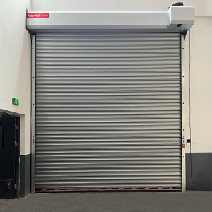 Windproof rolling door