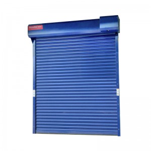 Windproof rolling door