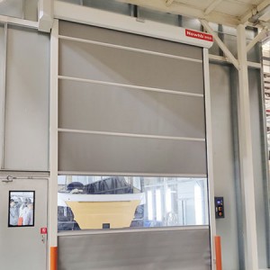 PVC fast rolling door