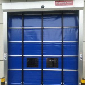 Flexible quick stacking doors