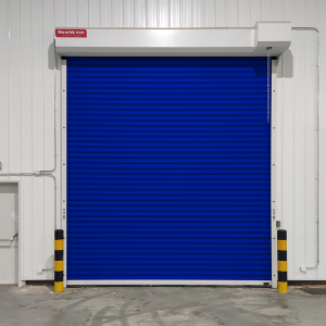 Windproof rolling door