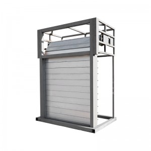 Blast resistance rolling door