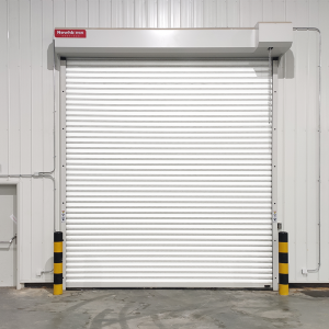 Windproof rolling door